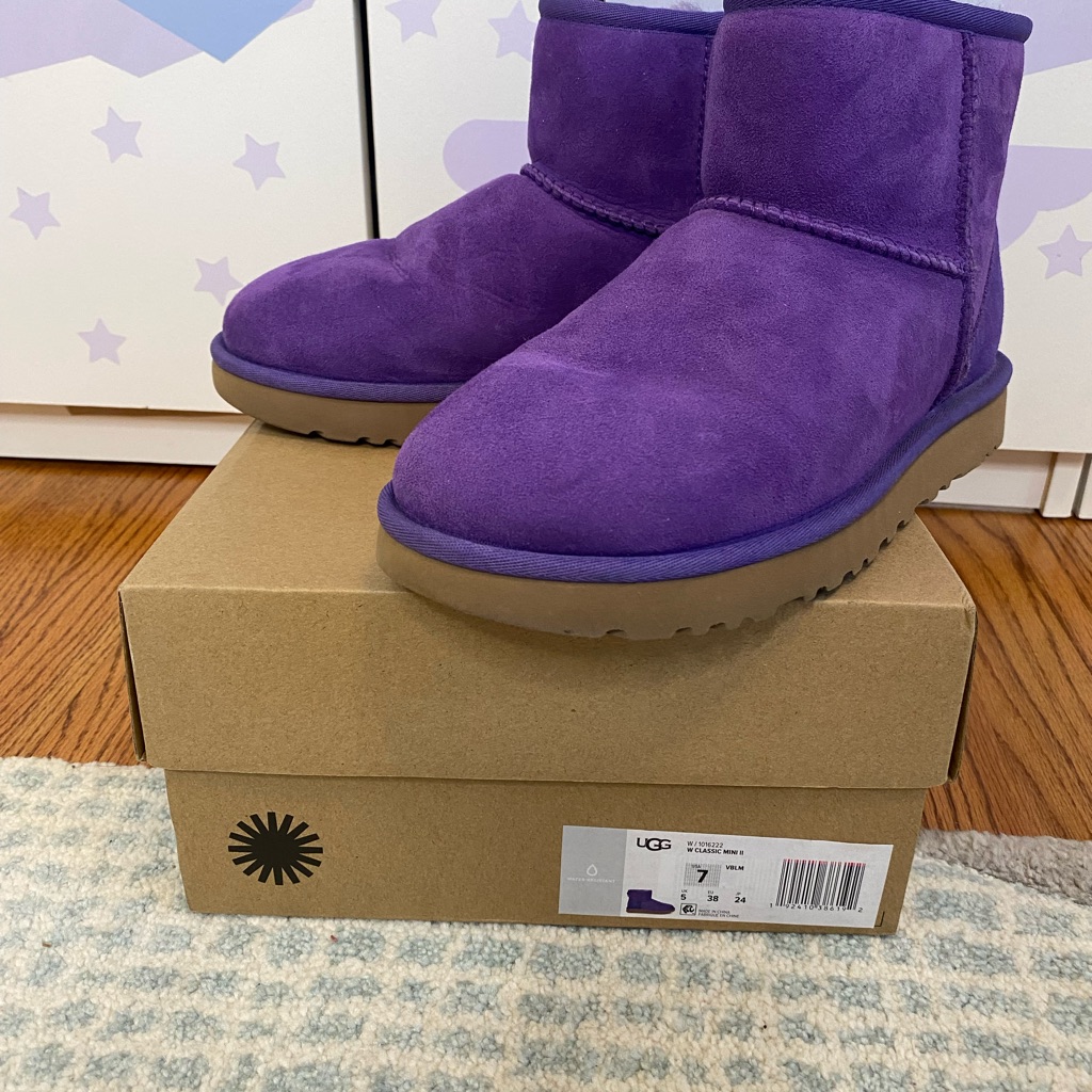 Ugg Mini Violet 7 Euc